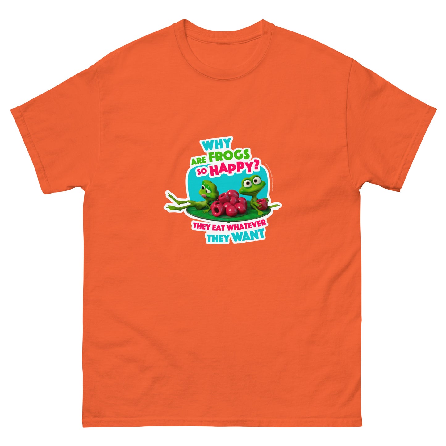 Masha and the Bear Friends Whatever They Want Unisex classic tee Orange T-SHIRT