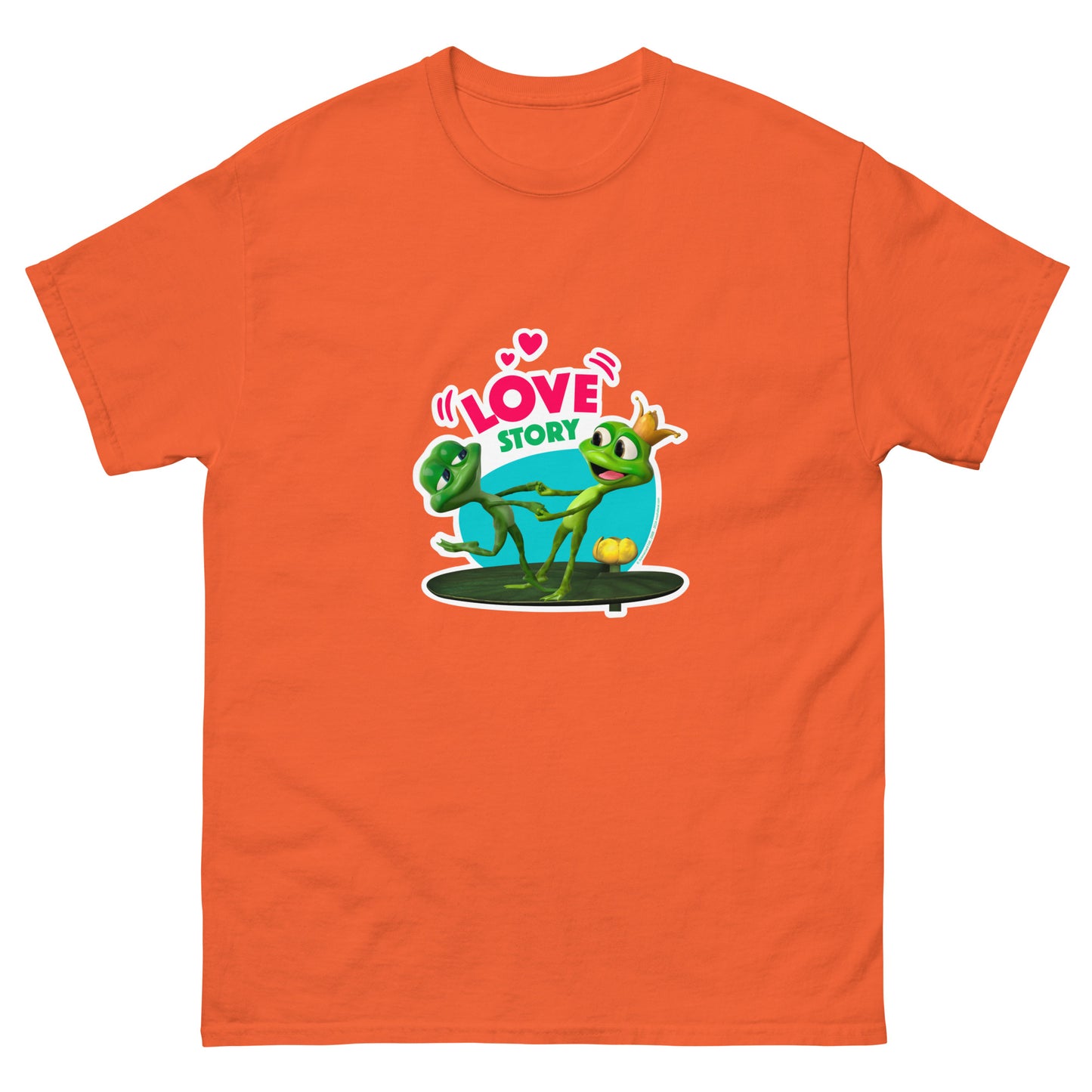 Masha and the Bear Friends Love Story Unisex classic tee Orange T-SHIRT