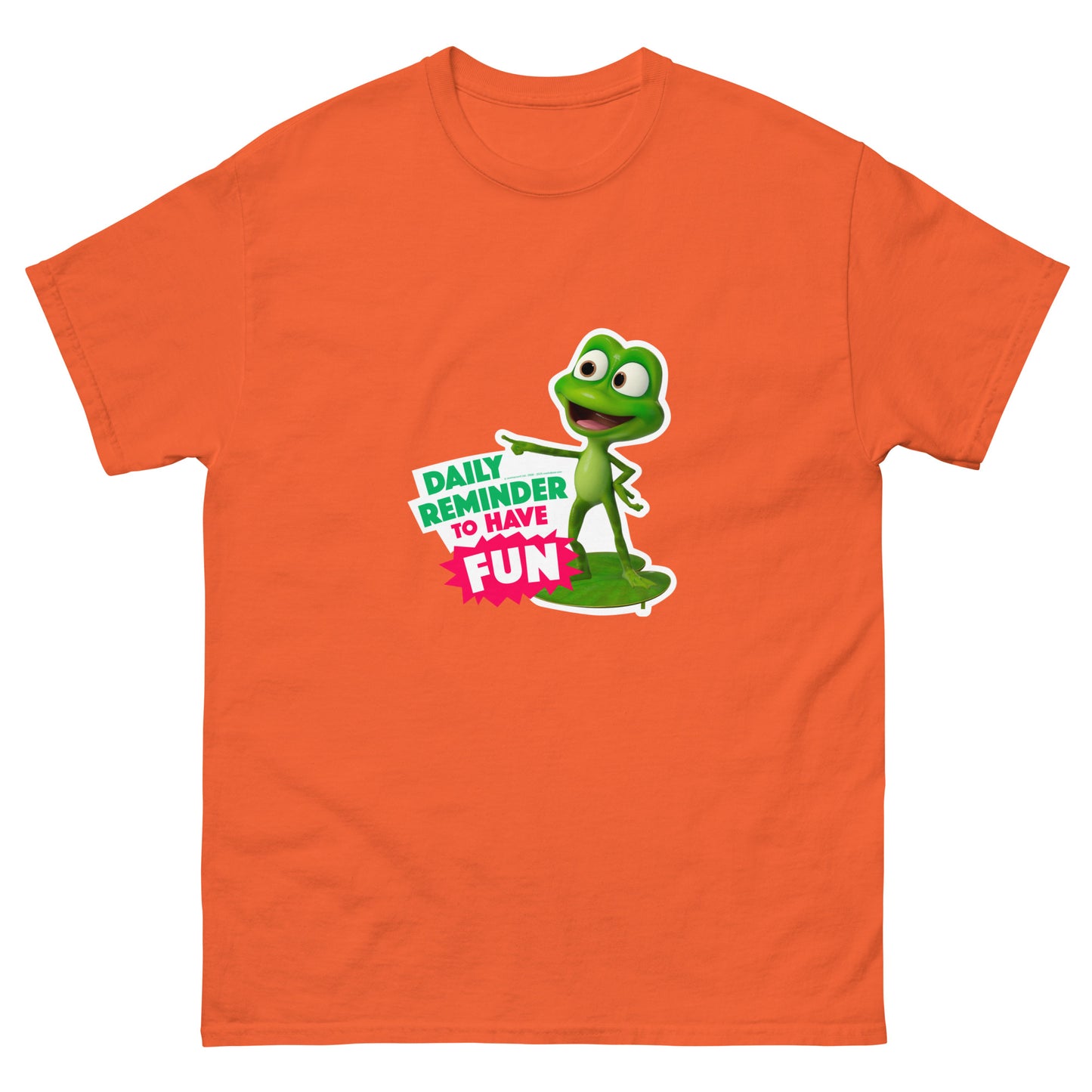 Masha and the Bear Friends Daily Reminder Unisex classic tee Orange T-SHIRT