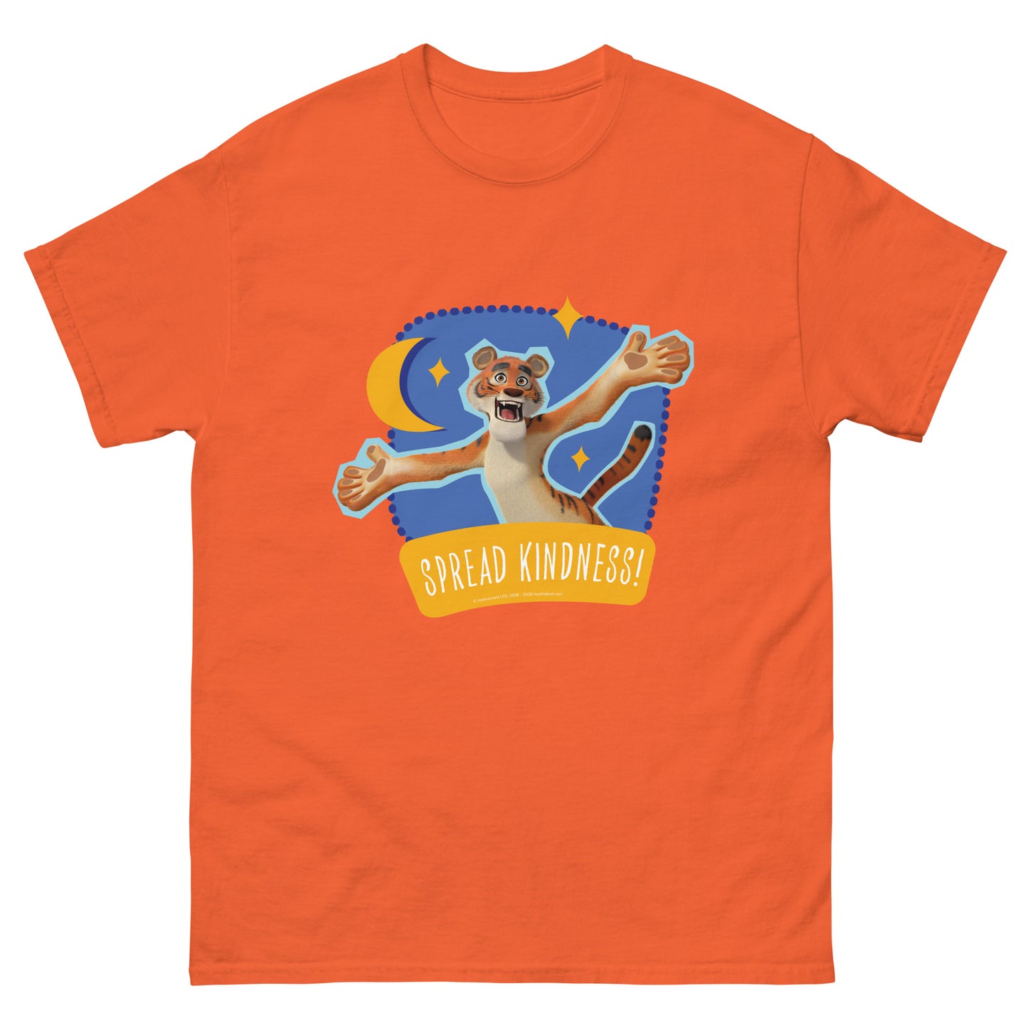 Masha and the Bear Friends Spread Kindness Unisex classic tee Orange T-SHIRT