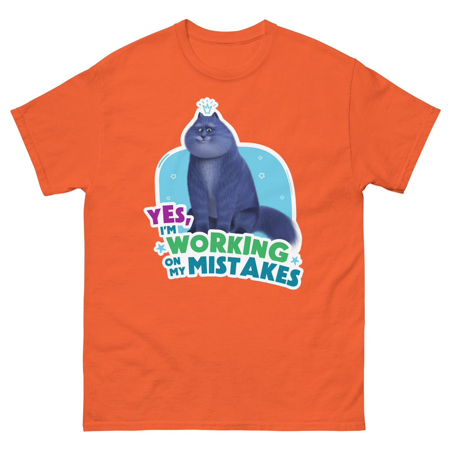 Masha and the Bear Friends Working On Mistakes Unisex classic tee Orange T-SHIRT