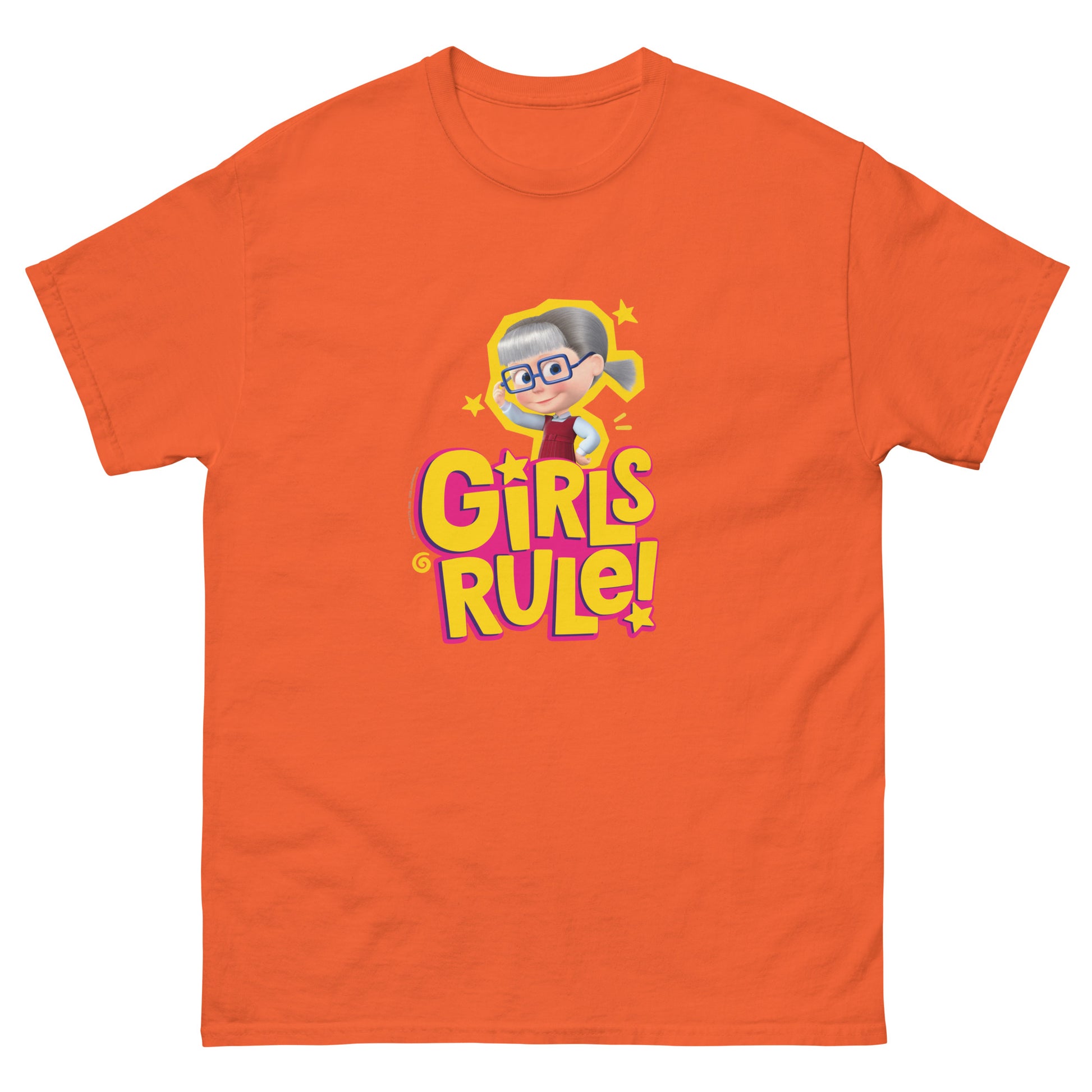 Masha and the Bear Friends Girls Rule! Unisex classic tee Orange T-SHIRT