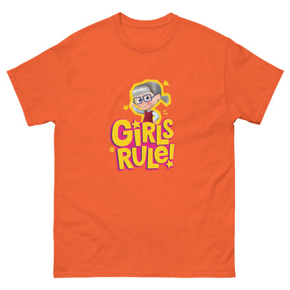 Masha and the Bear Friends Girls Rule! Unisex classic tee Orange T-SHIRT