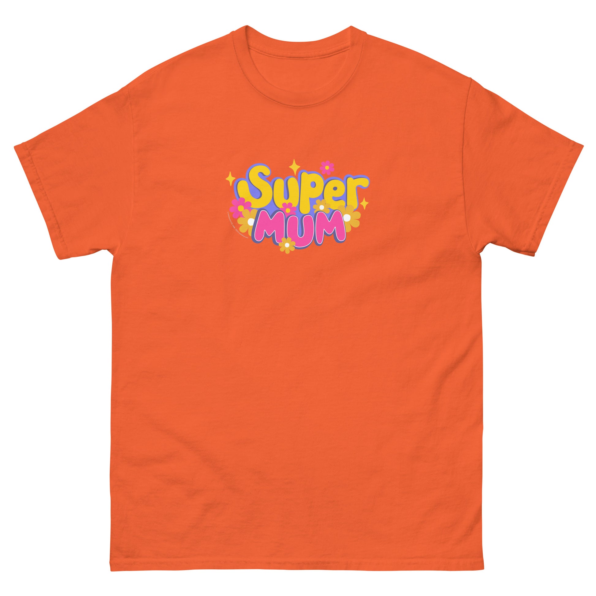 Masha and the Bear Friends Super Mum Unisex classic tee Orange T-SHIRT