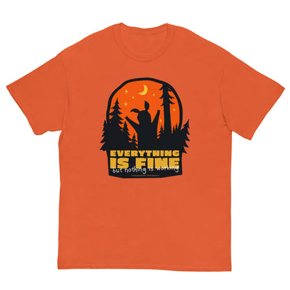 Masha and the Bear Friends Everything is Fine Unisex classic tee Orange T-SHIRT