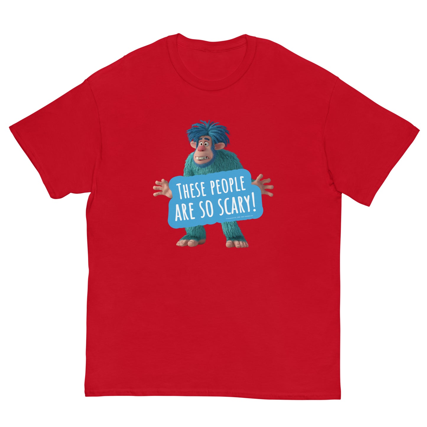 Masha and the Bear Friends Scary People Unisex classic tee Red T-SHIRT