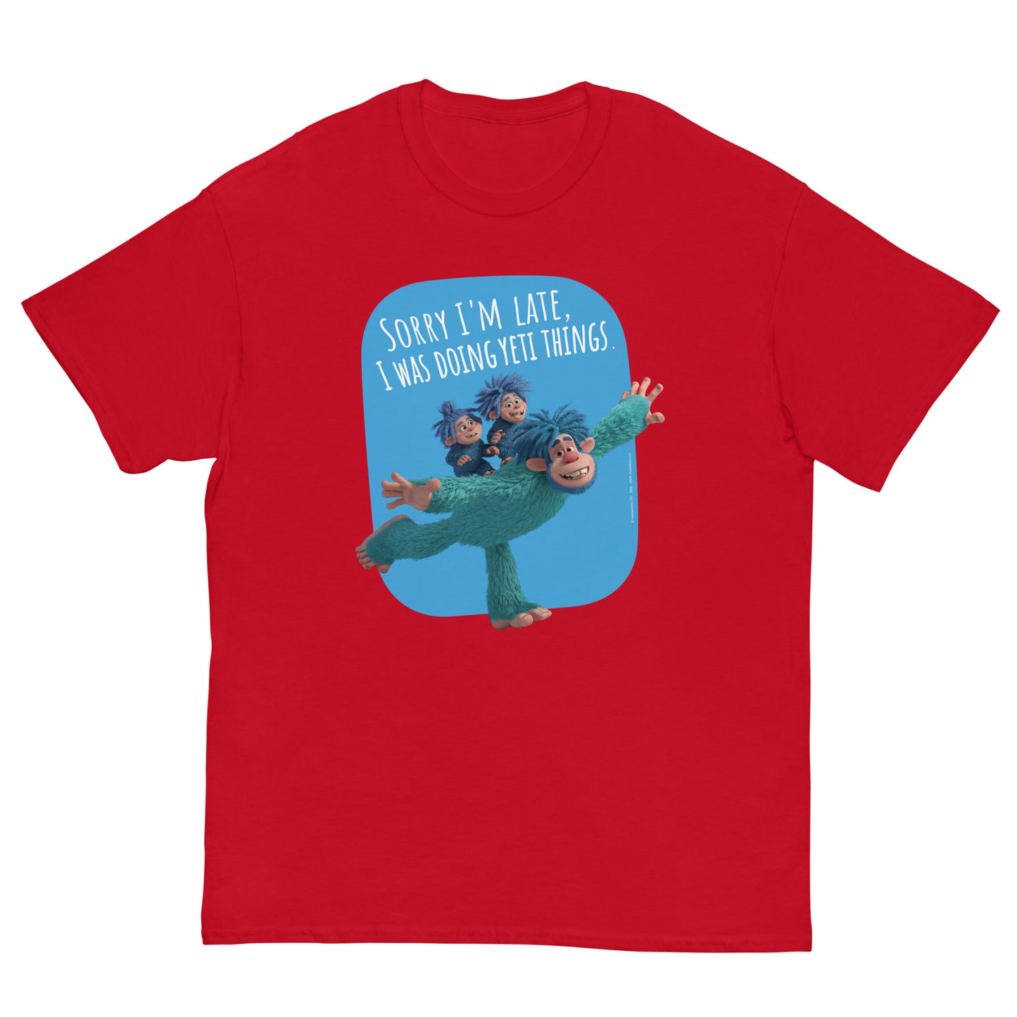 Masha and the Bear Friends Yeti Things Unisex classic tee Red T-SHIRT