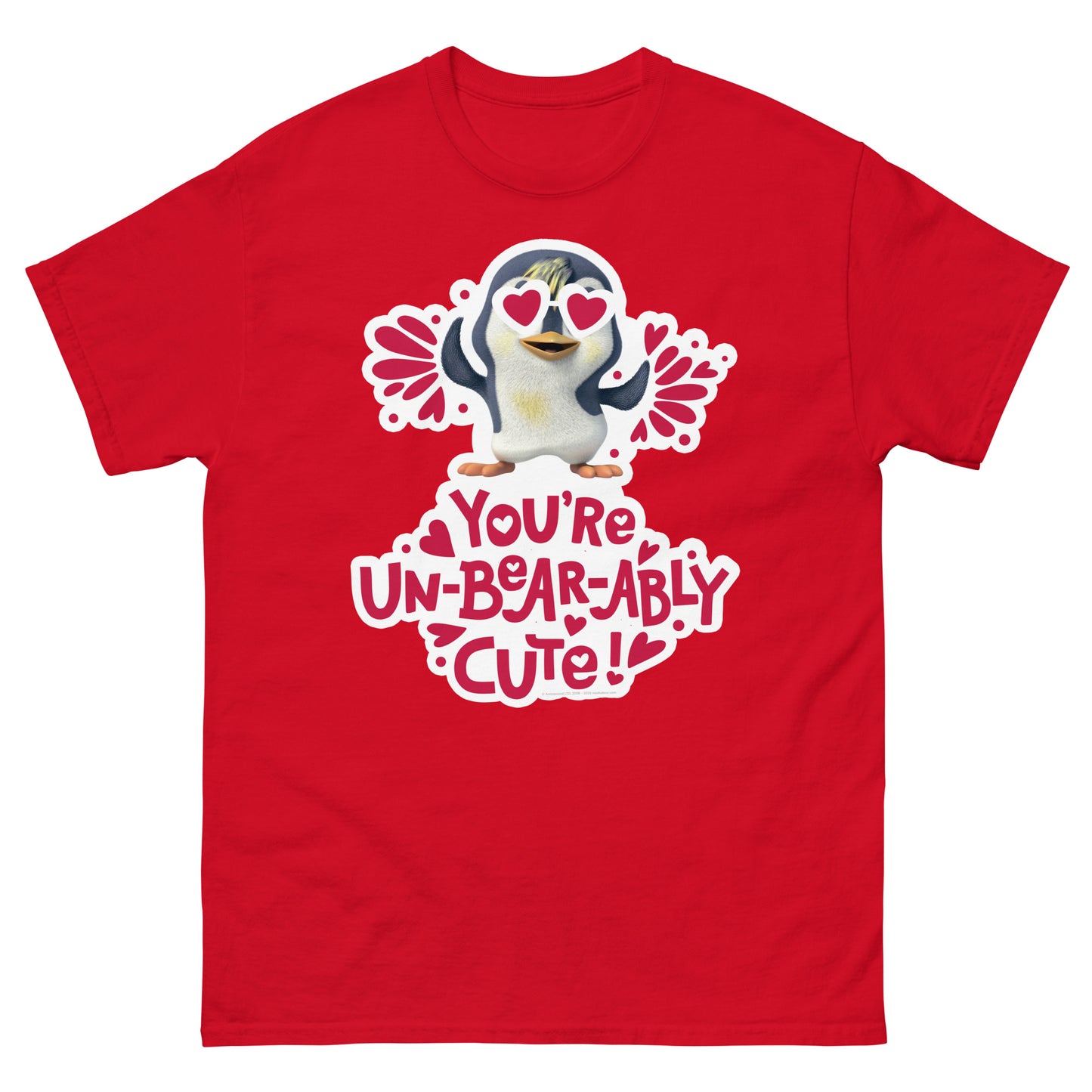 Masha and the Bear Friends Unbearably Unisex classic tee Red T-SHIRT
