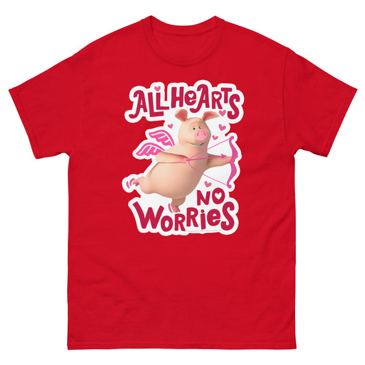 Masha and the Bear Friends No Worries Unisex classic tee Red T-SHIRT