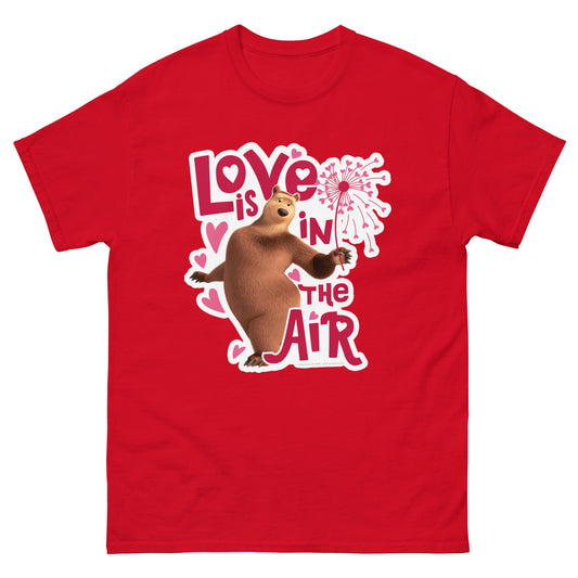 Masha and the Bear Friends Love Is In The Air Unisex classic tee Red T-SHIRT