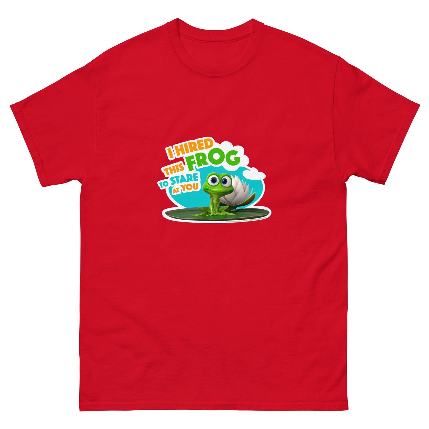 Masha and the Bear Friends Stare At You Unisex classic tee Red T-SHIRT