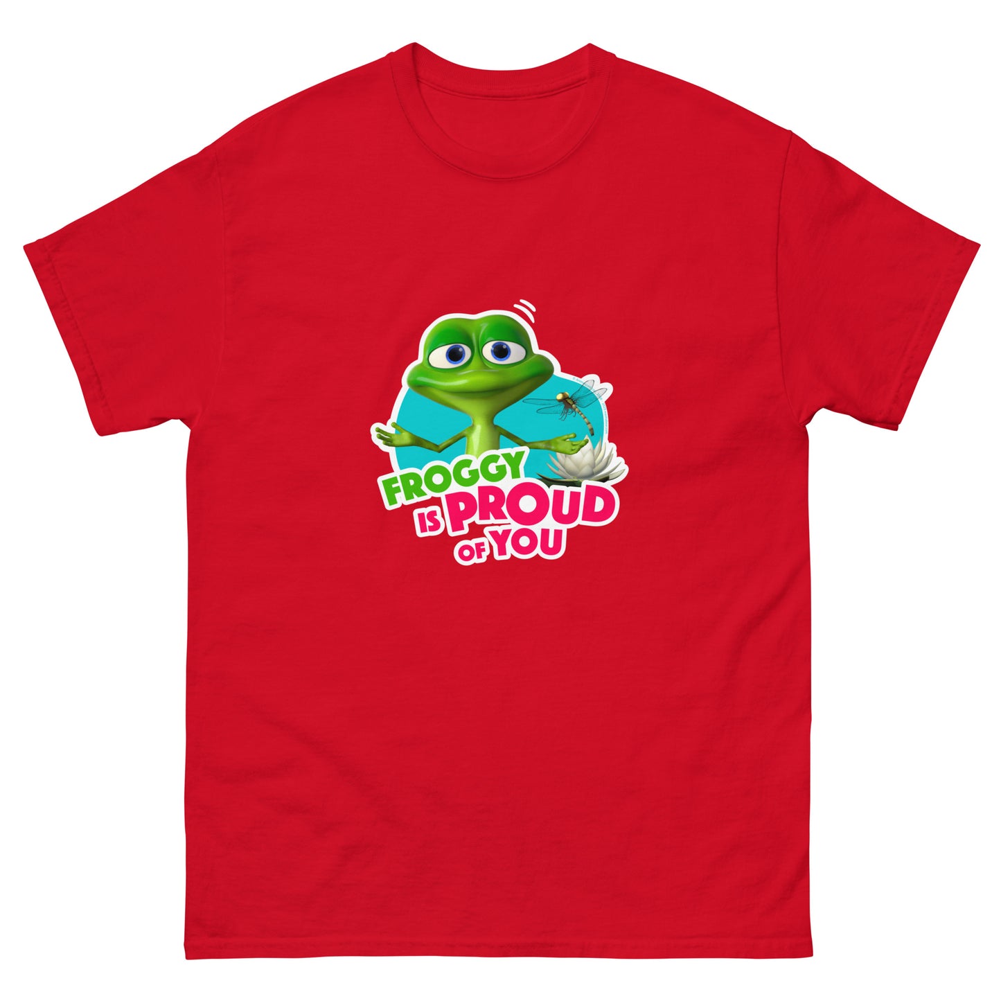 Masha and the Bear Friends Proud Of You Unisex classic tee Red T-SHIRT