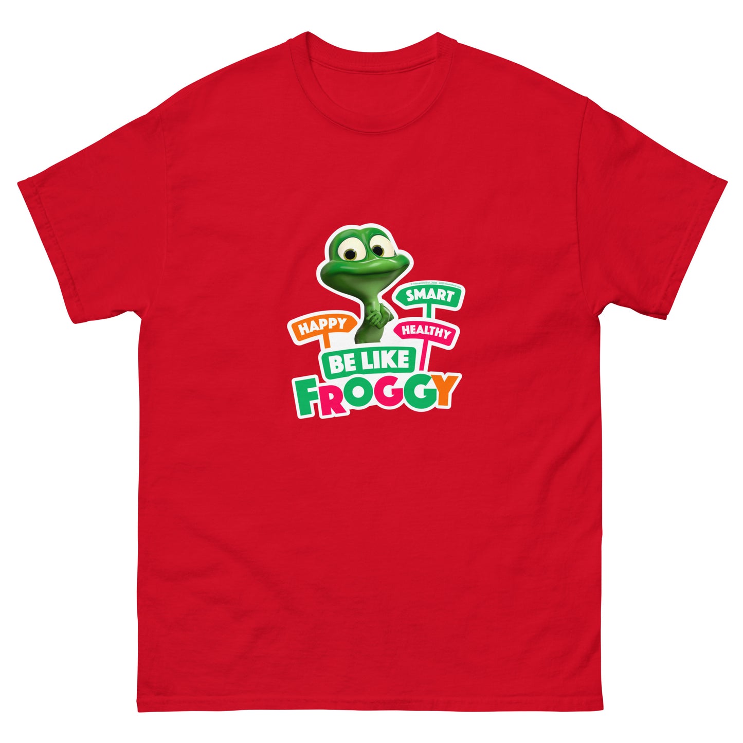 Masha and the Bear Friends Be Like Froggy Unisex classic tee Red T-SHIRT