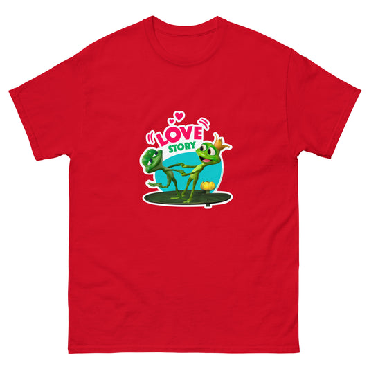 Masha and the Bear Friends Love Story Unisex classic tee Red T-SHIRT