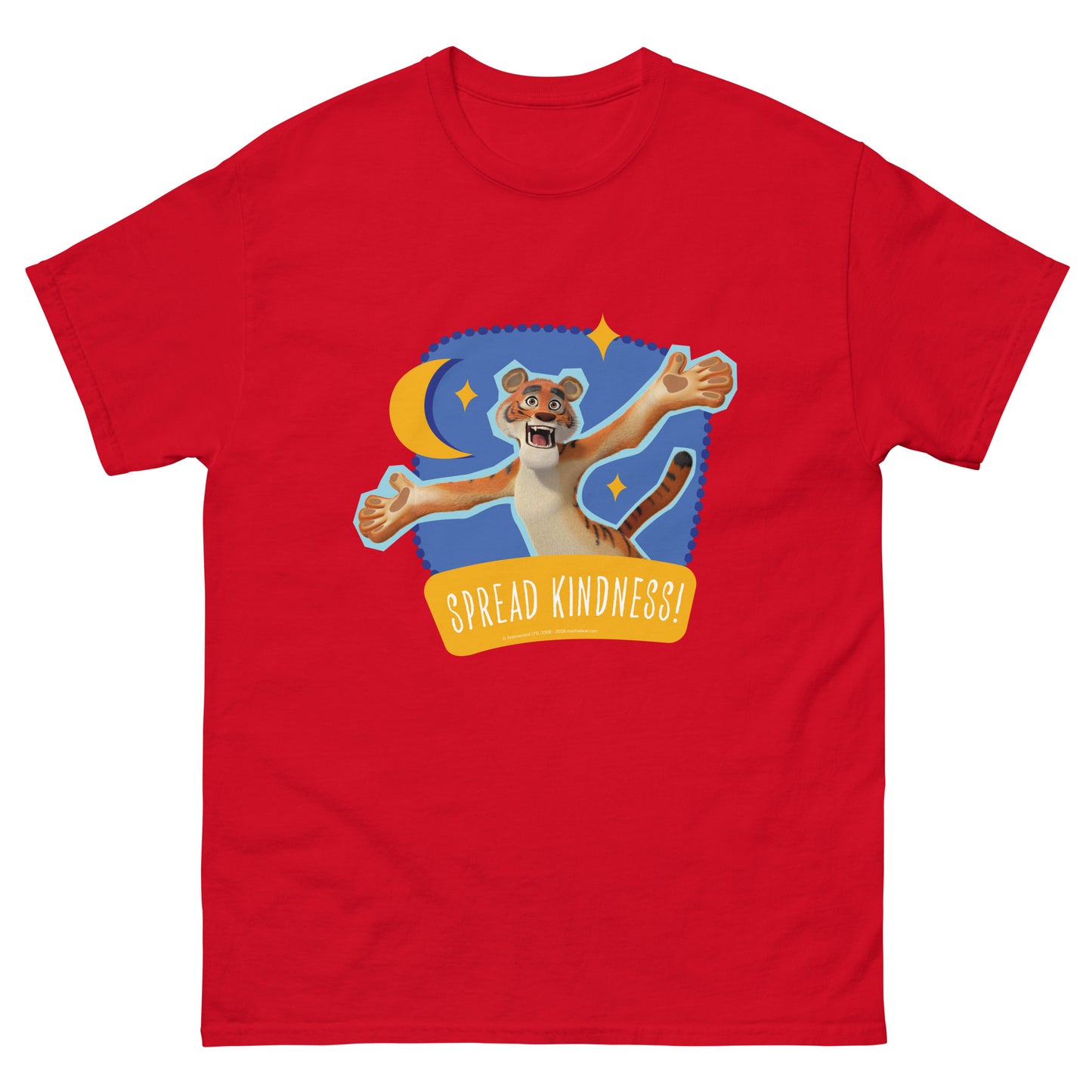 Masha and the Bear Friends Spread Kindness Unisex classic tee Red T-SHIRT