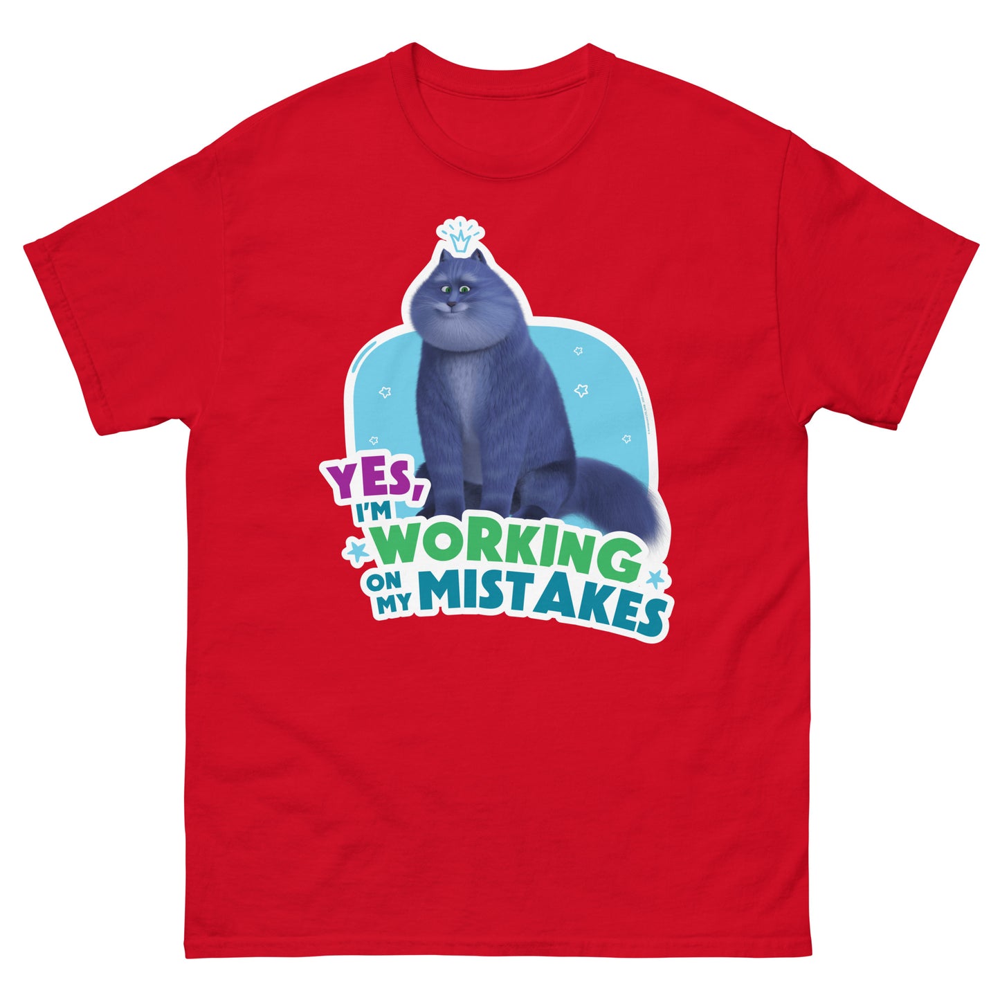 Masha and the Bear Friends Working On Mistakes Unisex classic tee Red T-SHIRT