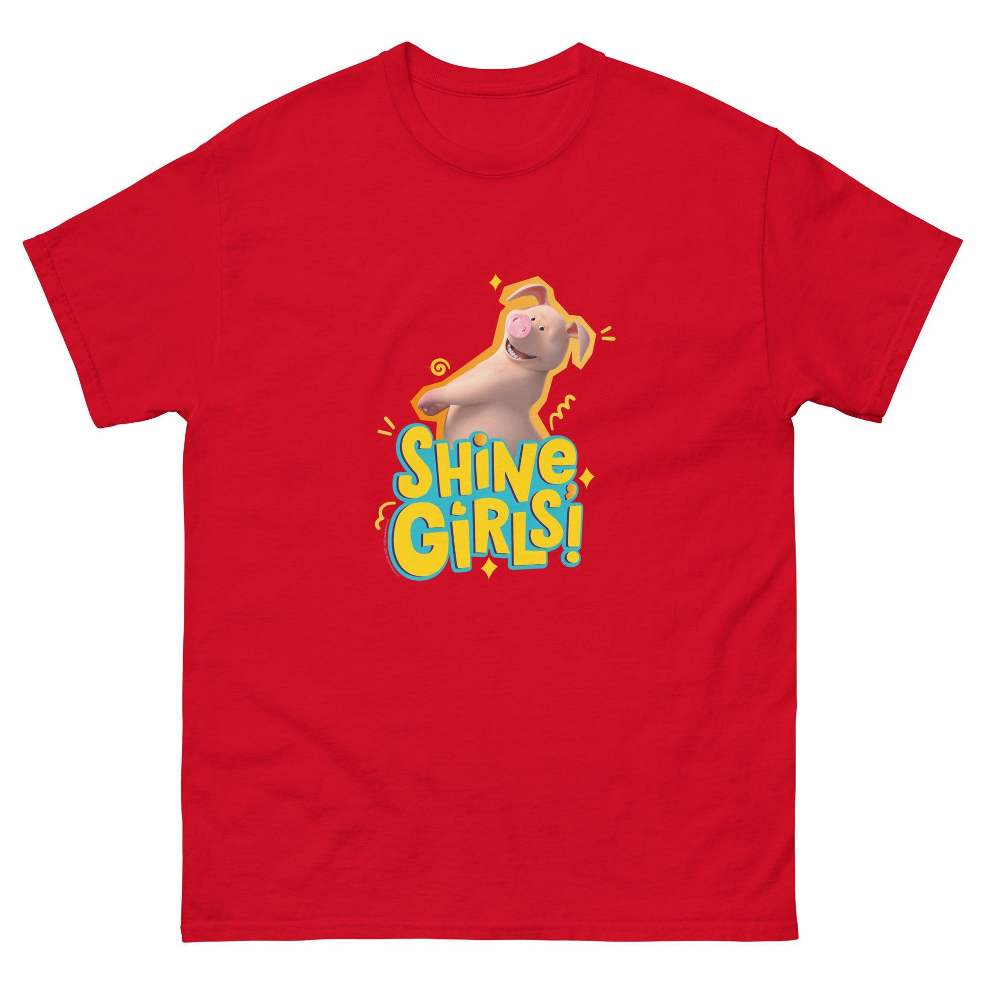 Masha and the Bear Friends Shine Girls! Unisex classic tee Red T-SHIRT