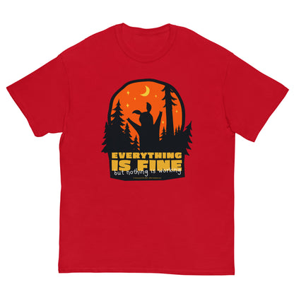 Masha and the Bear Friends Everything is Fine Unisex classic tee Red T-SHIRT