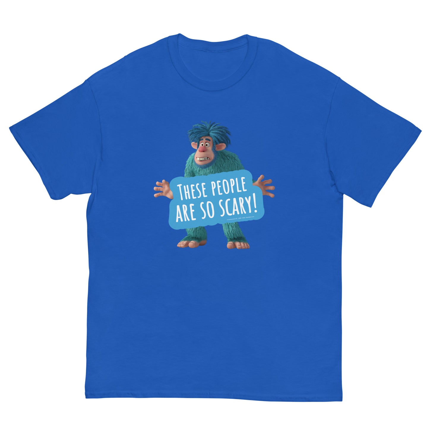Masha and the Bear Friends Scary People Unisex classic tee Royal T-SHIRT