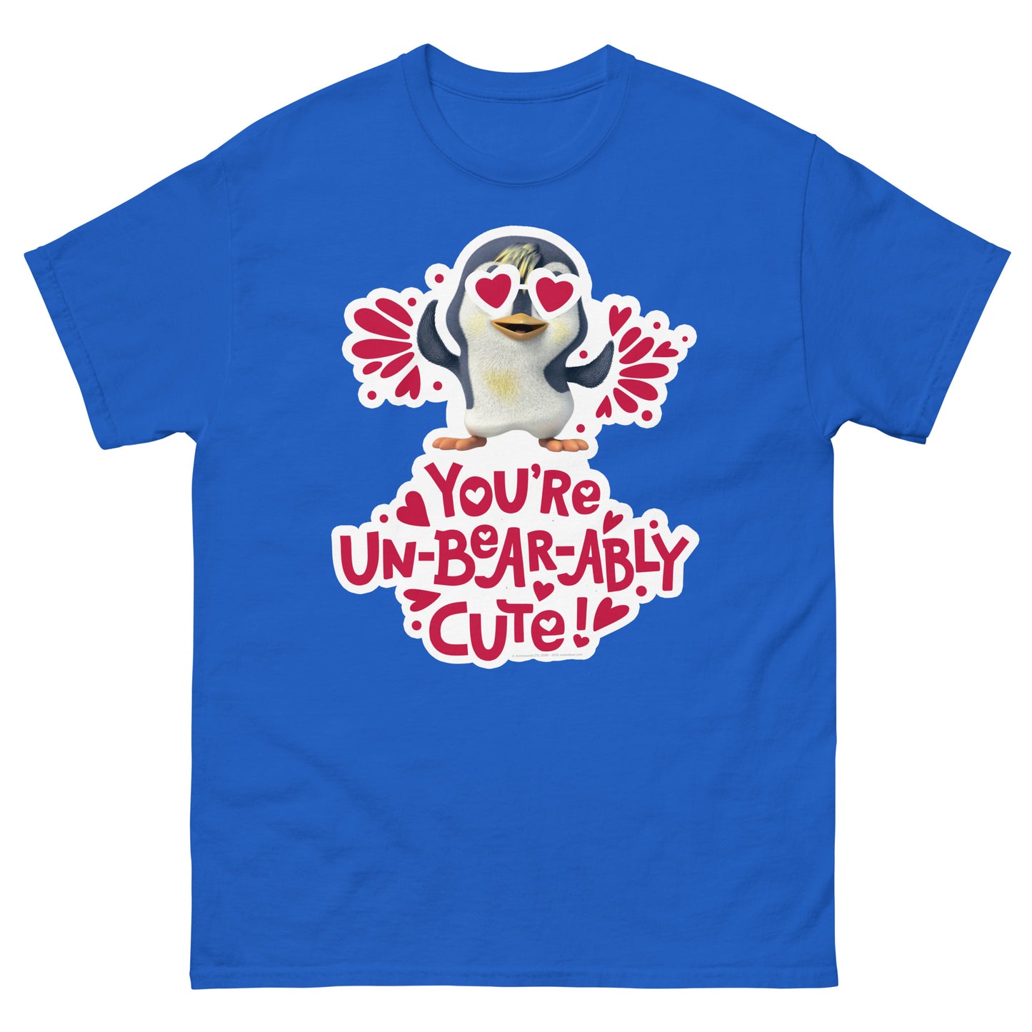 Masha and the Bear Friends Unbearably Unisex classic tee Royal T-SHIRT