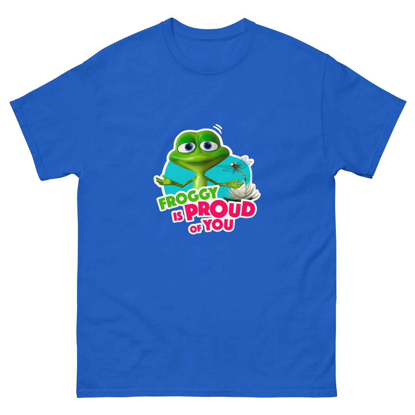 Masha and the Bear Friends Proud Of You Unisex classic tee Royal T-SHIRT
