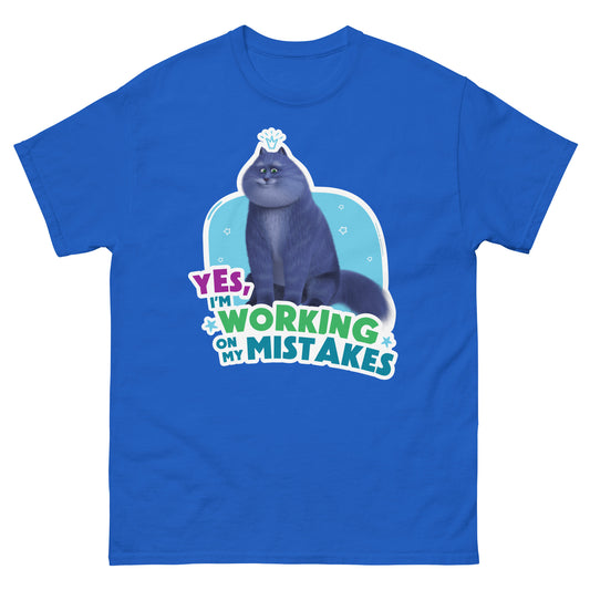 Masha and the Bear Friends Working On Mistakes Unisex classic tee Royal T-SHIRT