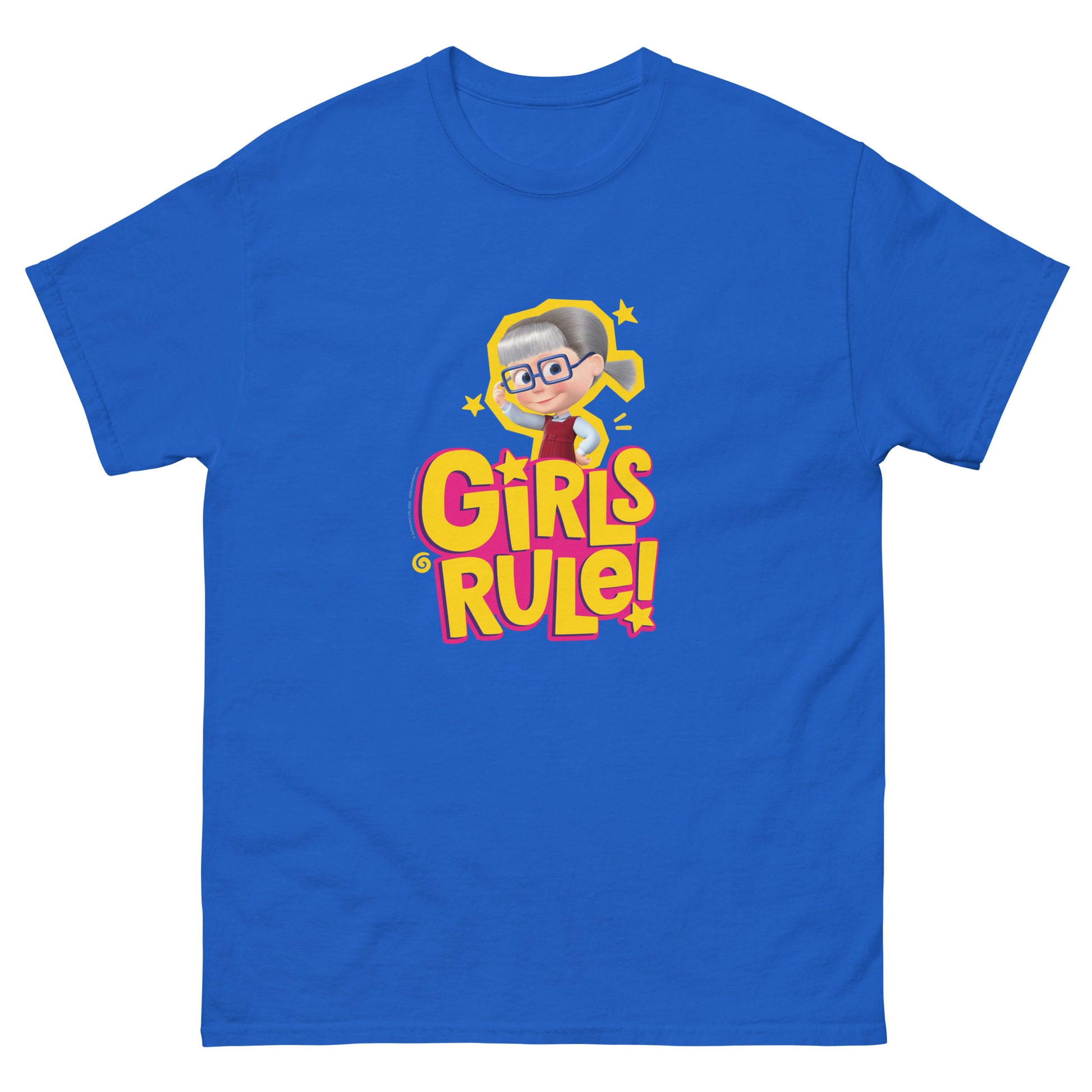 Masha and the Bear Friends Girls Rule! Unisex classic tee Royal T-SHIRT