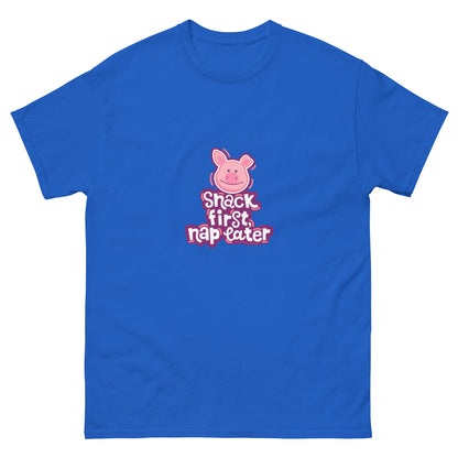 Masha and the Bear Friends Snack First Unisex classic tee Royal T-SHIRT