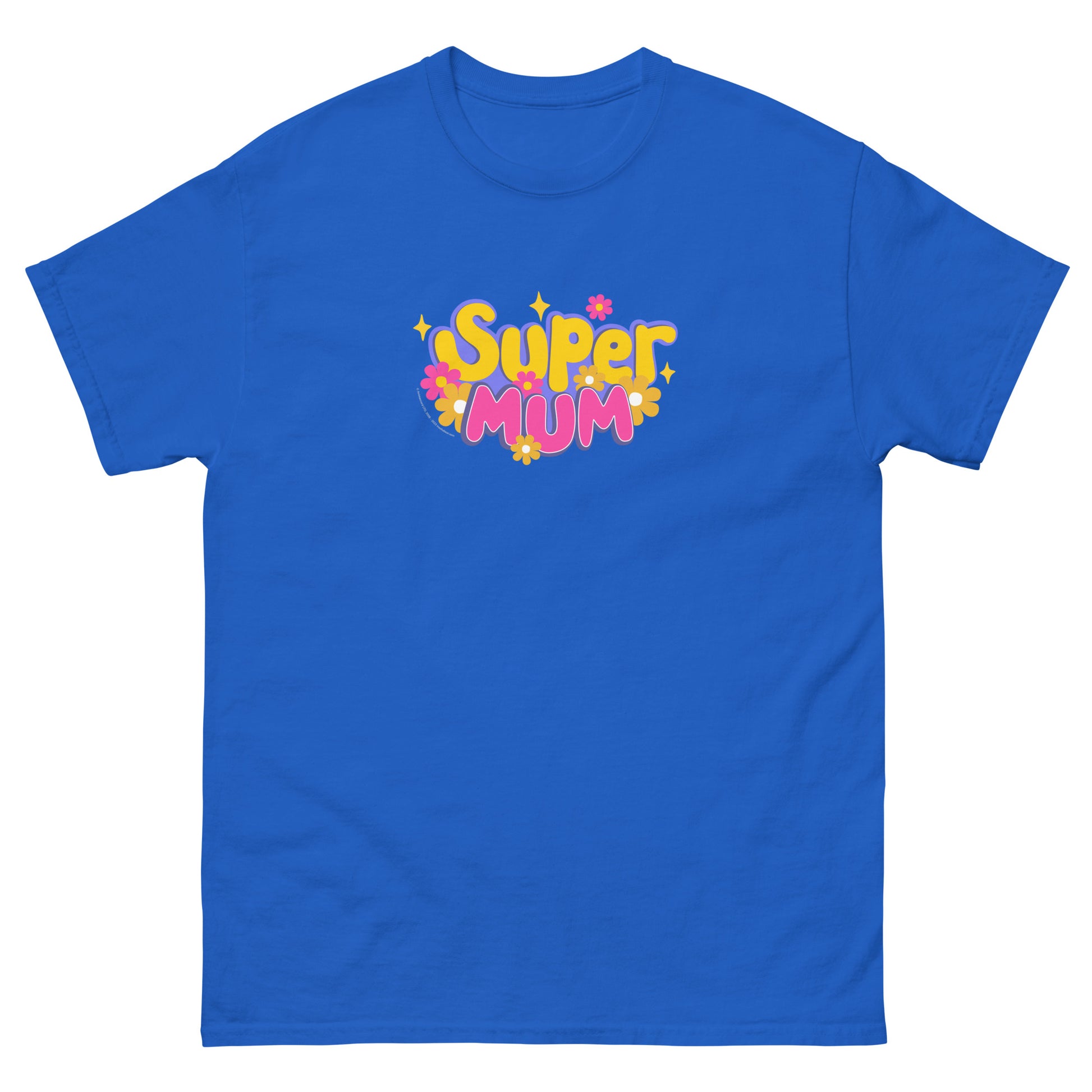 Masha and the Bear Friends Super Mum Unisex classic tee Royal T-SHIRT