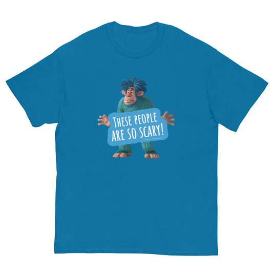 Masha and the Bear Friends Scary People Unisex classic tee Sapphire T-SHIRT