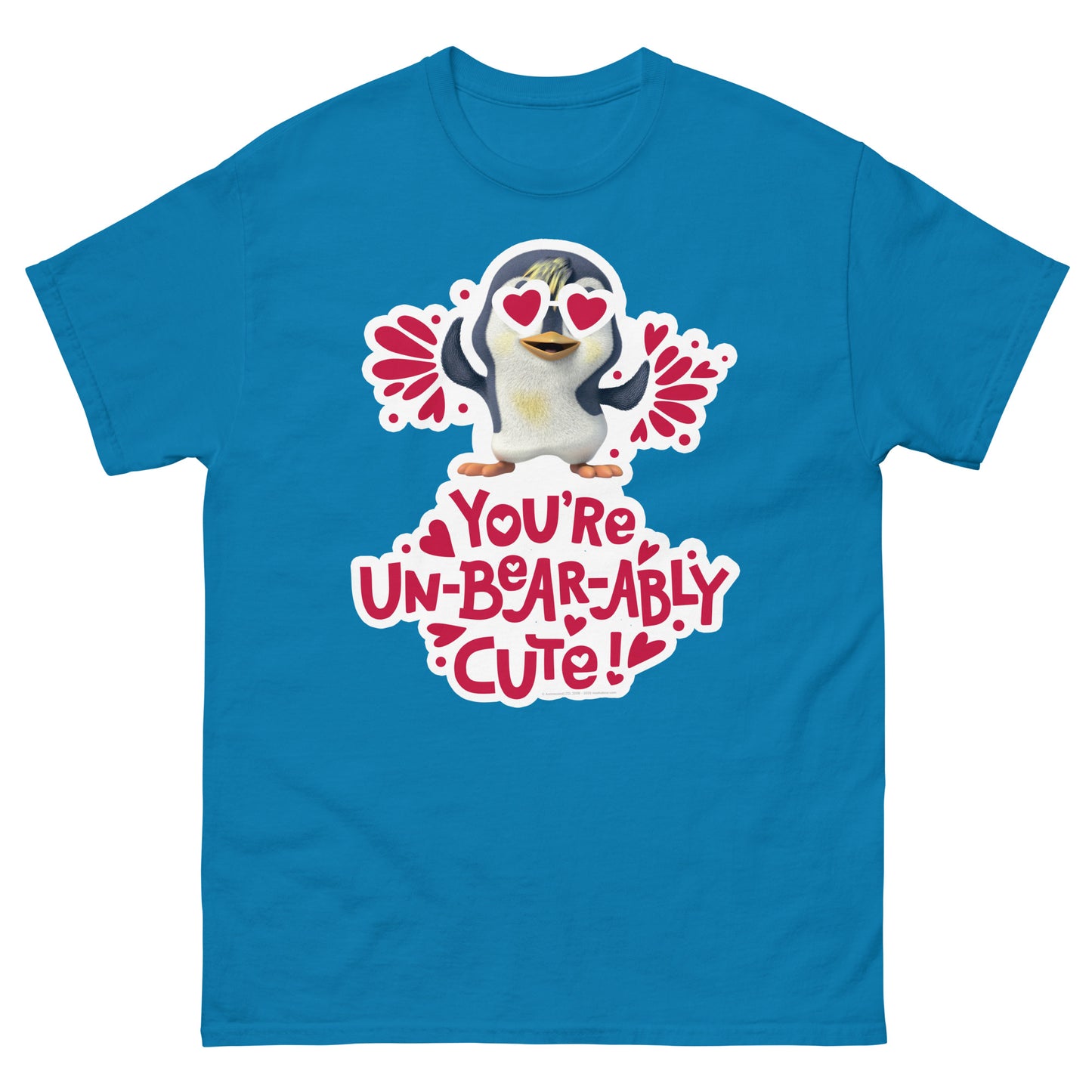 Masha and the Bear Friends Unbearably Unisex classic tee Sapphire T-SHIRT