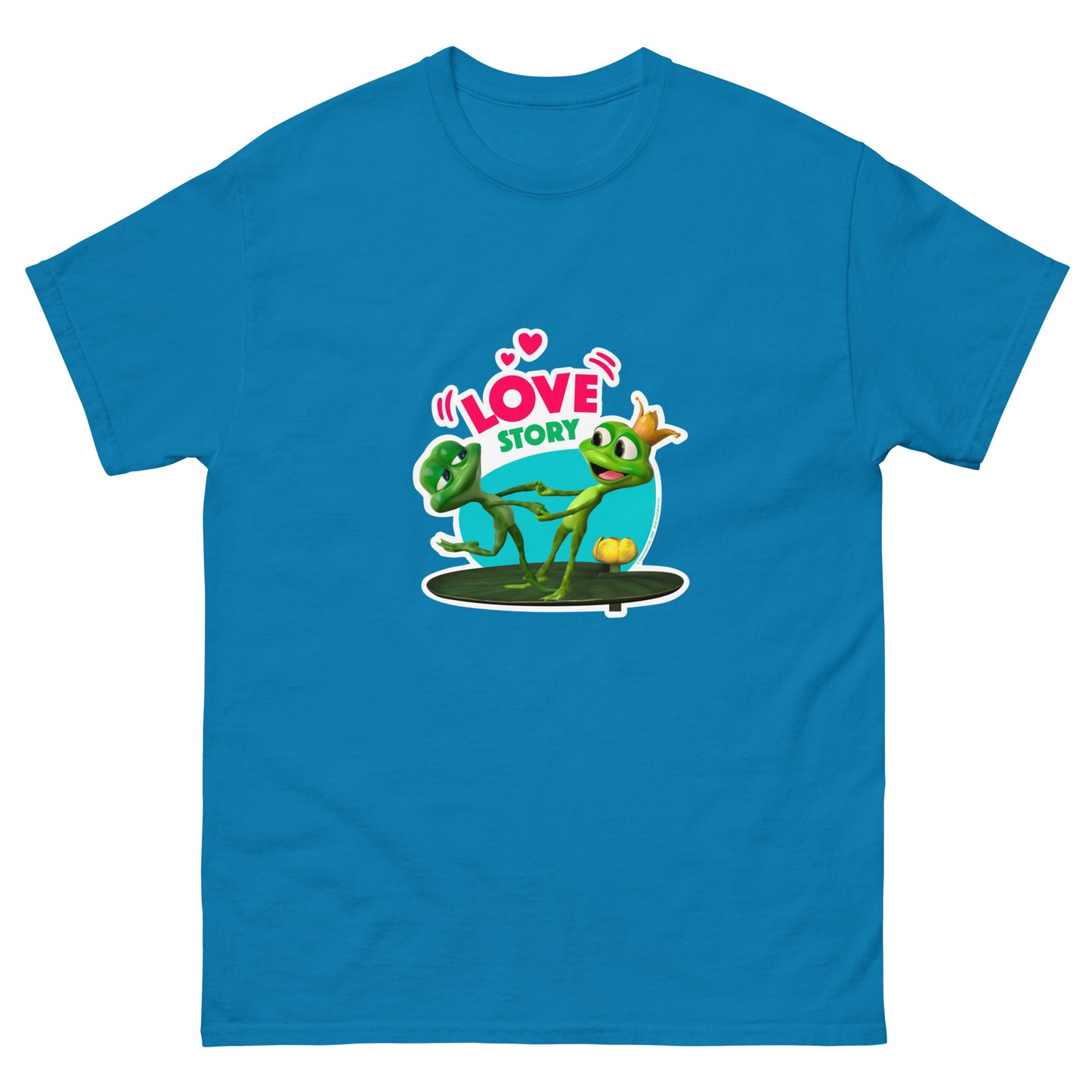 Masha and the Bear Friends Love Story Unisex classic tee Sapphire T-SHIRT