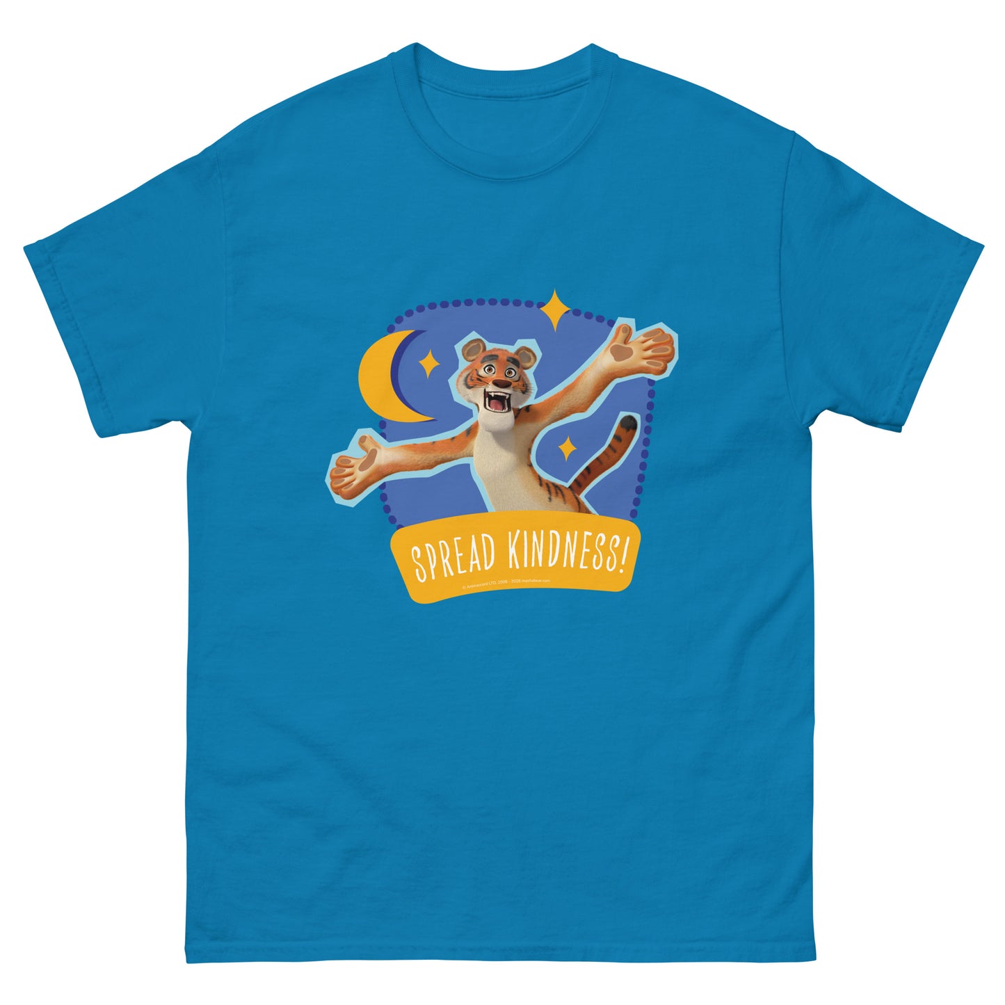 Masha and the Bear Friends Spread Kindness Unisex classic tee Sapphire T-SHIRT