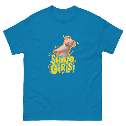 Masha and the Bear Friends Shine Girls! Unisex classic tee Sapphire T-SHIRT