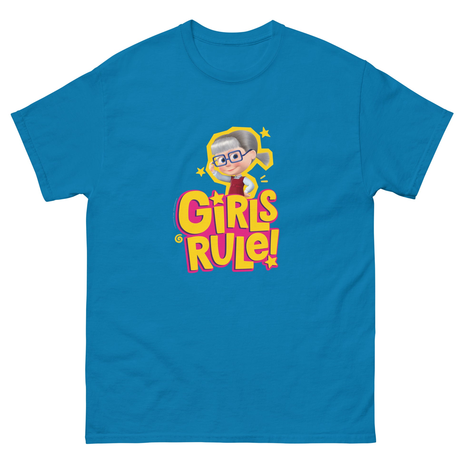 Masha and the Bear Friends Girls Rule! Unisex classic tee Sapphire T-SHIRT