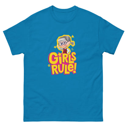 Masha and the Bear Friends Girls Rule! Unisex classic tee Sapphire T-SHIRT
