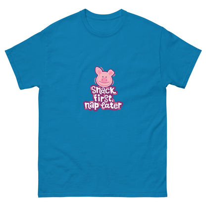 Masha and the Bear Friends Snack First Unisex classic tee Sapphire T-SHIRT