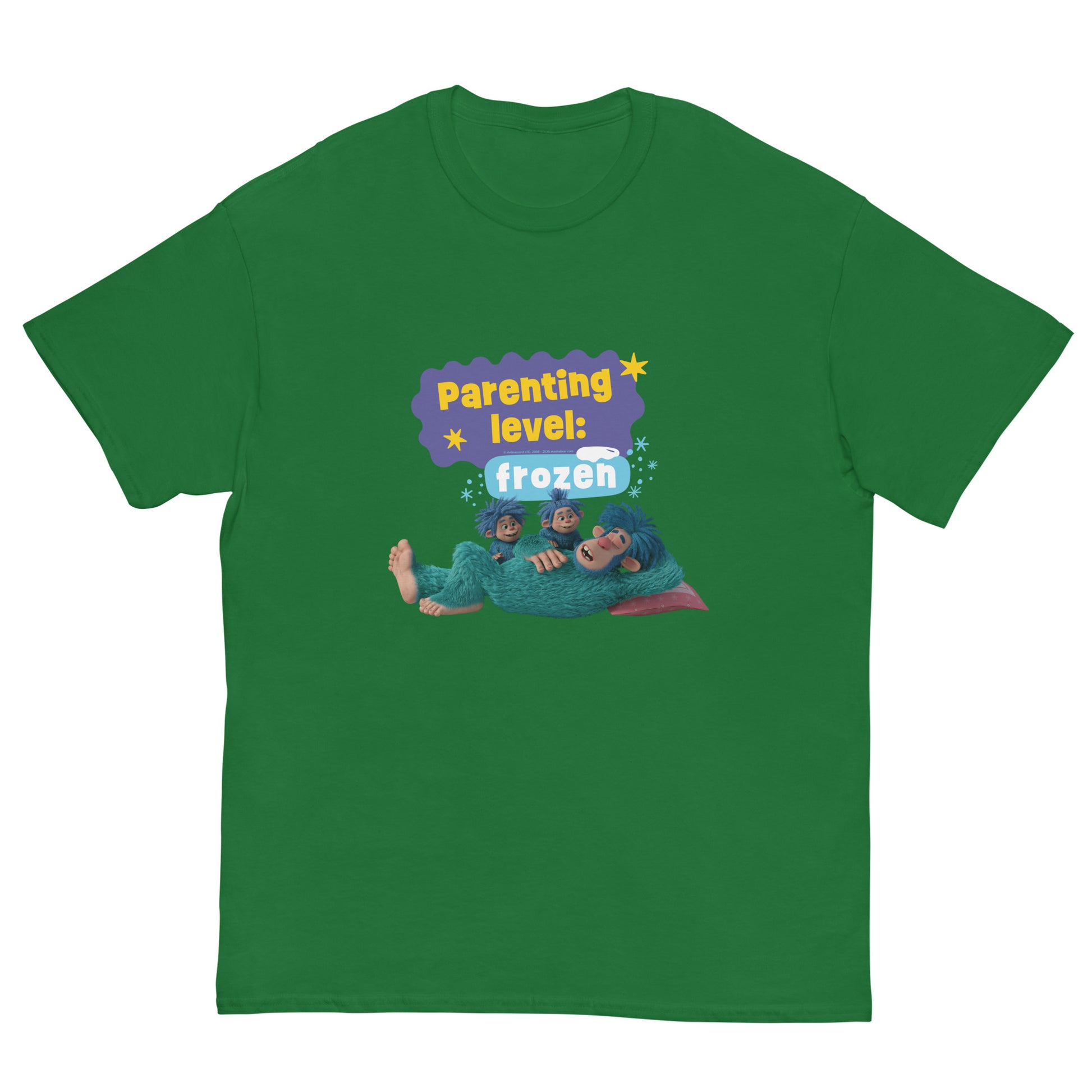 Masha and the Bear Friends Frozen Unisex classic tee Turf Green T-SHIRT