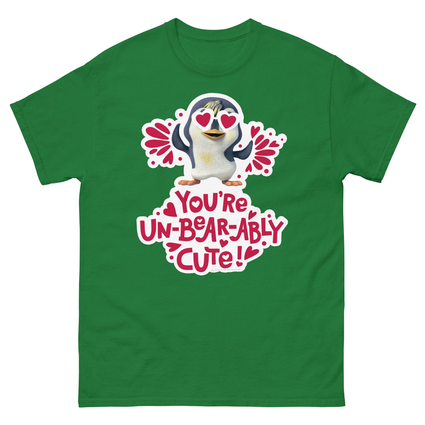 Masha and the Bear Friends Unbearably Unisex classic tee Turf Green T-SHIRT