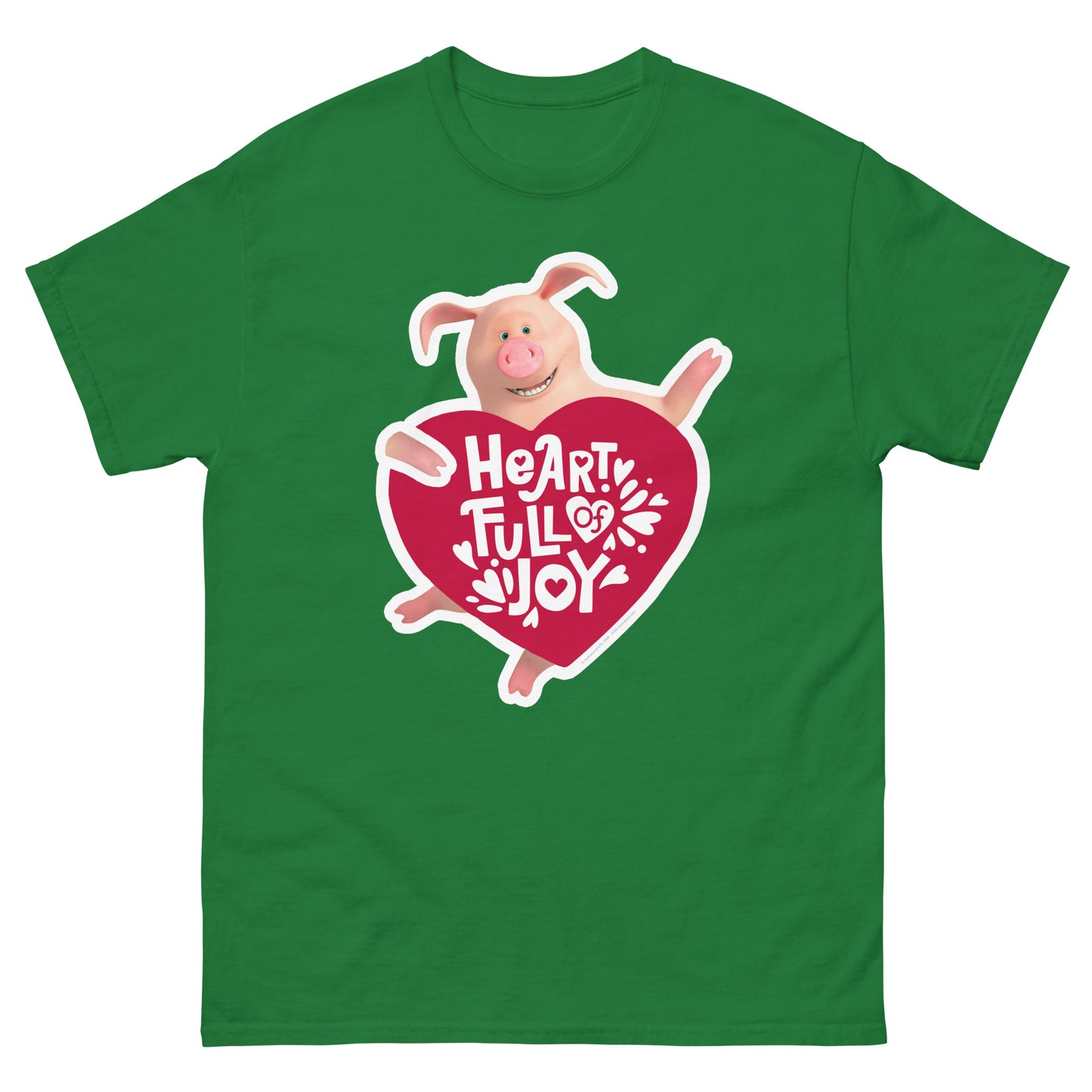 Masha and the Bear Friends Full Of Joy Unisex classic tee Turf Green T-SHIRT