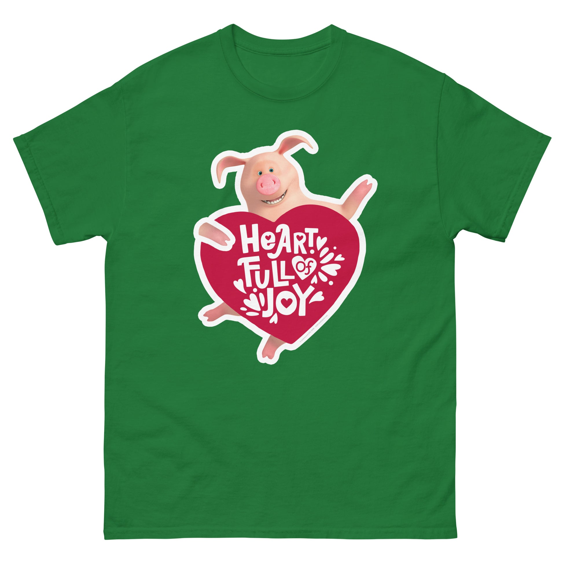 Masha and the Bear Friends Full Of Joy Unisex classic tee Turf Green T-SHIRT