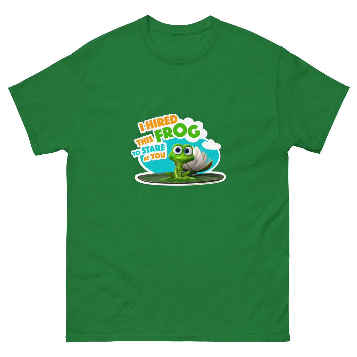 Masha and the Bear Friends Stare At You Unisex classic tee Turf Green T-SHIRT