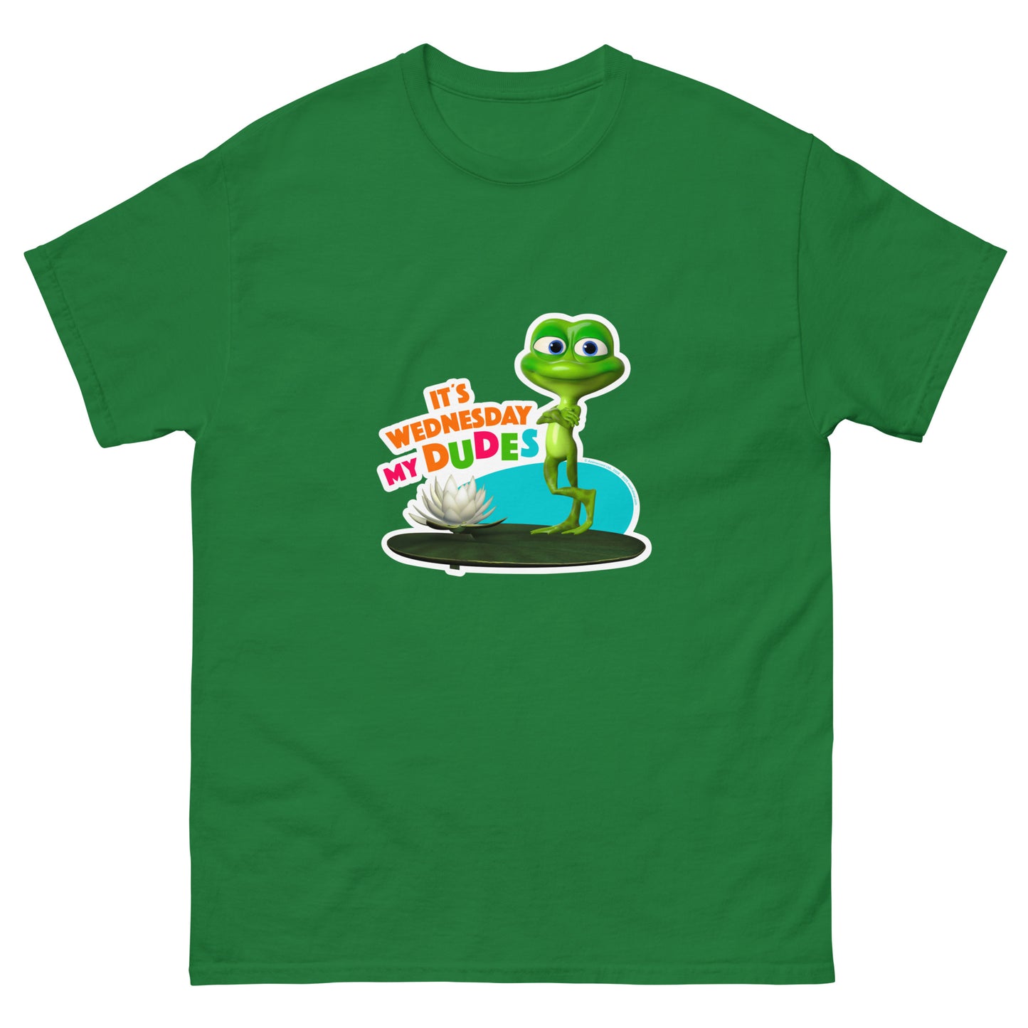 Masha and the Bear Friends Wednesday My Dudes Unisex classic tee Turf Green T-SHIRT