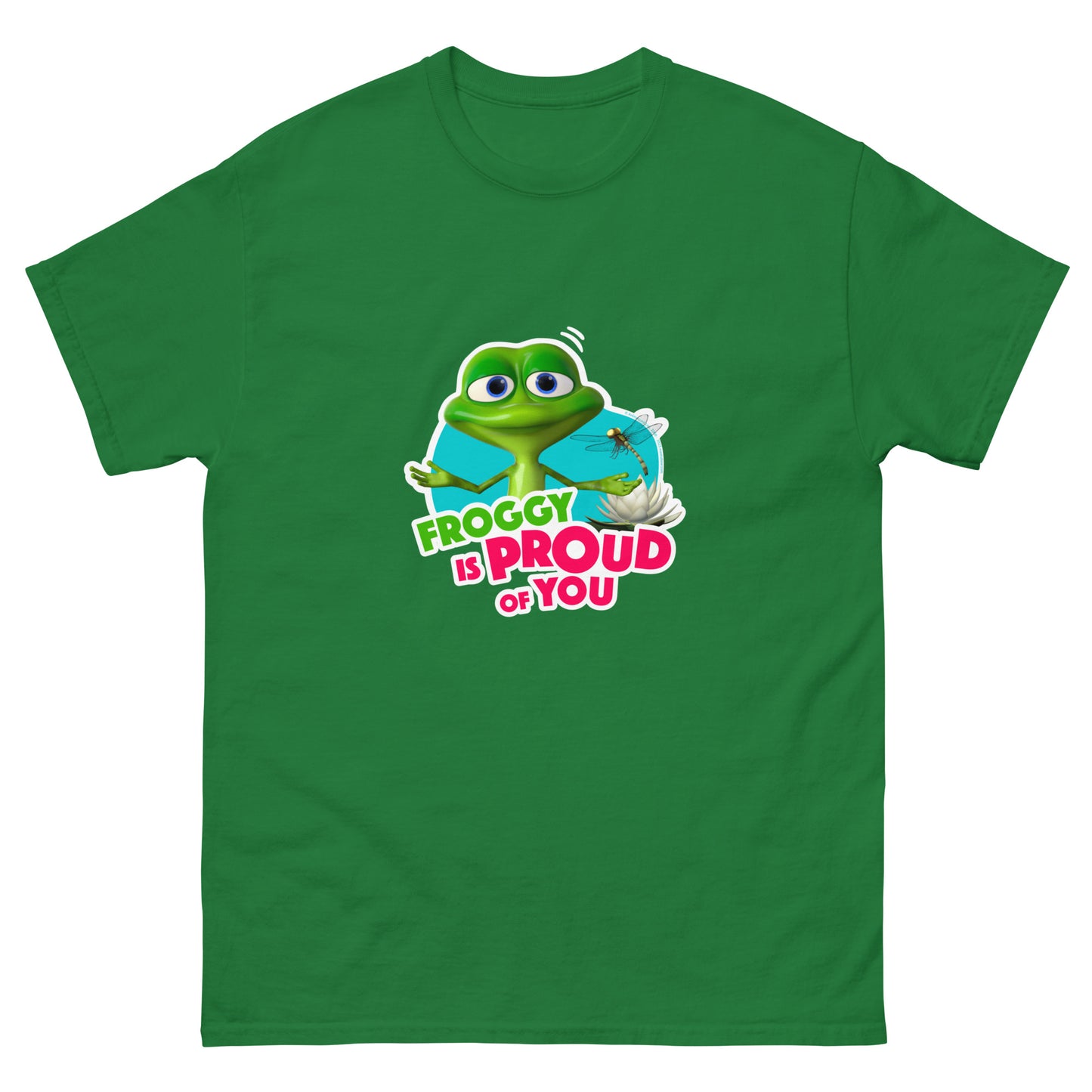 Masha and the Bear Friends Proud Of You Unisex classic tee Turf Green T-SHIRT