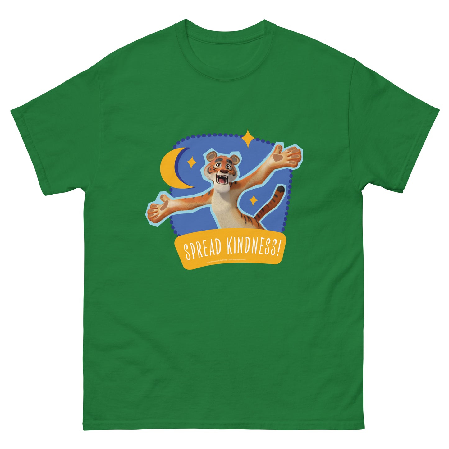 Masha and the Bear Friends Spread Kindness Unisex classic tee Turf Green T-SHIRT