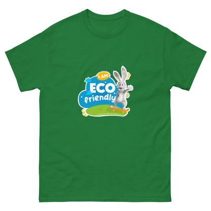 Masha and the Bear Friends Eco Friendly Unisex classic tee Turf Green T-SHIRT