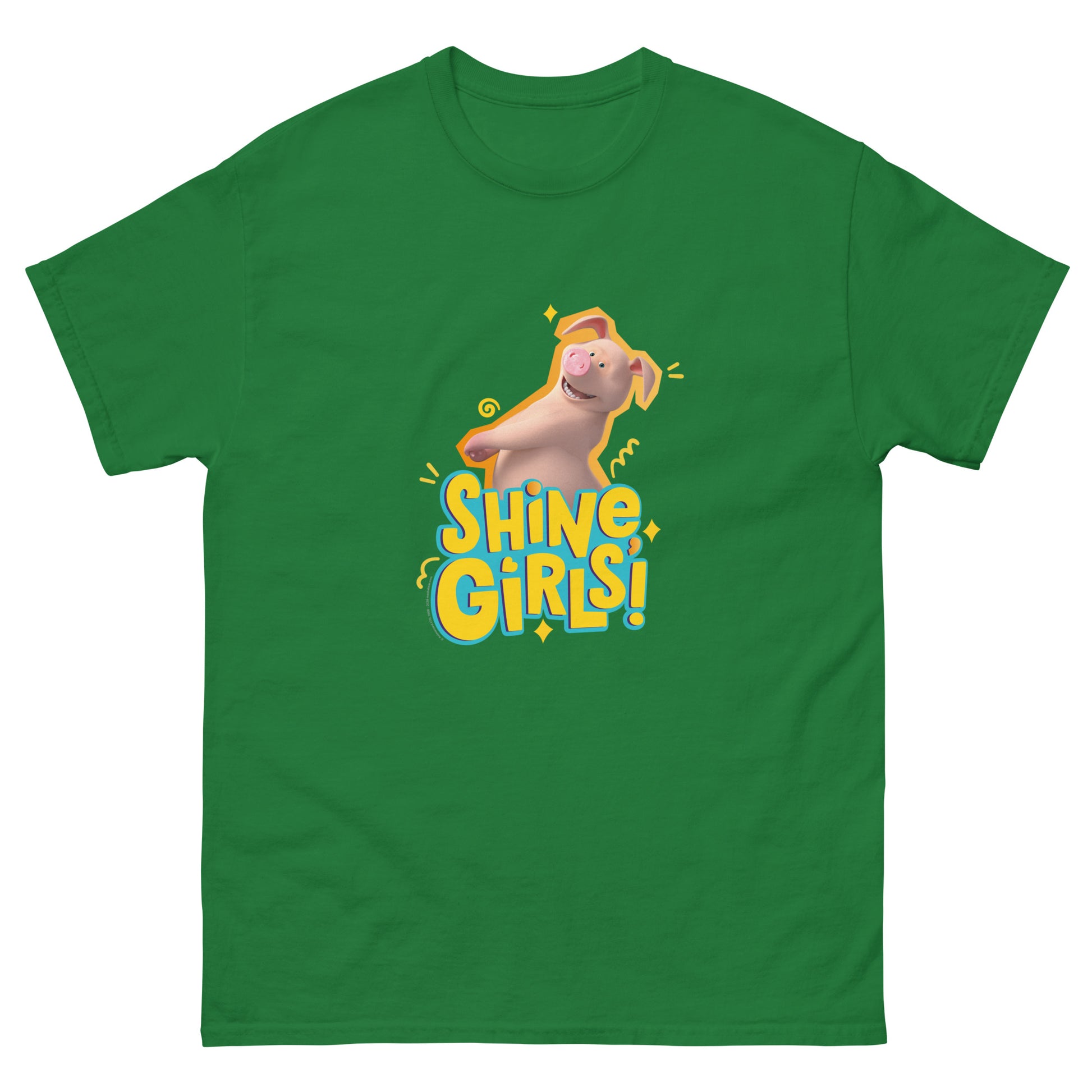 Masha and the Bear Friends Shine Girls! Unisex classic tee Turf Green T-SHIRT