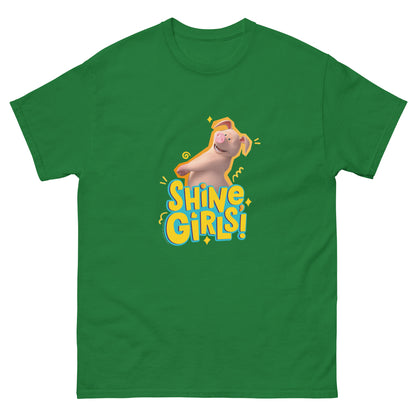 Masha and the Bear Friends Shine Girls! Unisex classic tee Turf Green T-SHIRT