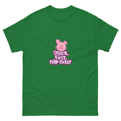 Masha and the Bear Friends Snack First Unisex classic tee Turf Green T-SHIRT