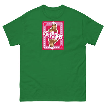 Masha and the Bear Friends Queen of Mum Unisex classic tee Turf Green T-SHIRT